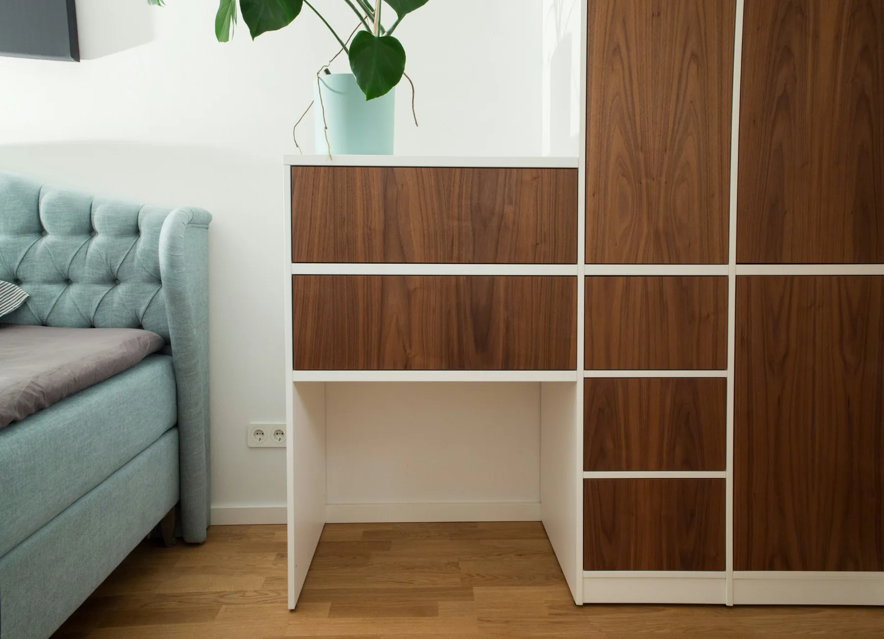 جزئیات کابینت چوبی